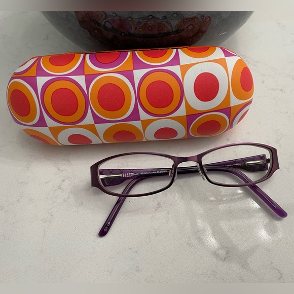 Alfred Sung Plum Prescription Eyeglass Frames - Picture 1 of 15